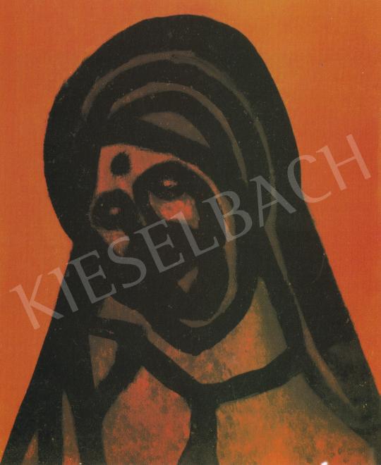 Vajda Lajos - Krisztusfej, 1936 festménye
