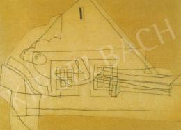 Vajda, Lajos - House with Figure, 1936-37 