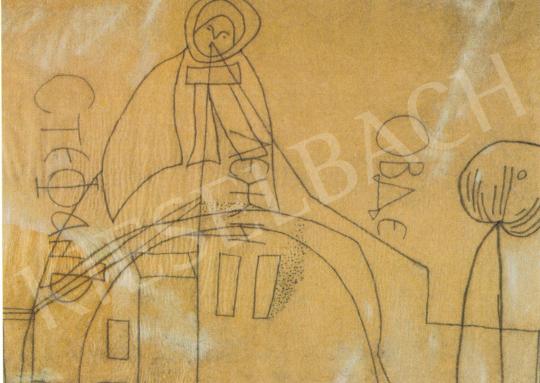 Vajda, Lajos - Madonna above the Gate, 1937 painting
