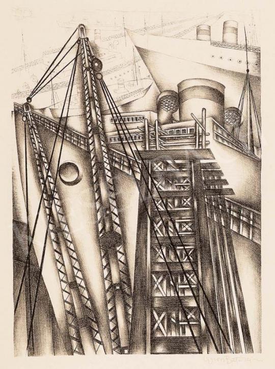 Gross-Bettelheim Jolán - New York-i utcarészlet | 18. Aukció aukció / 109 tétel