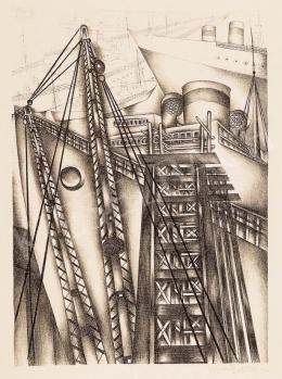 Gross-Bettelheim Jolán - New York-i utcarészlet 