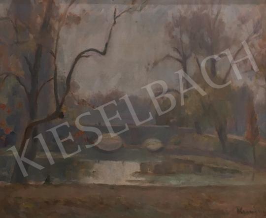 For sale Kemény, Zsigmond - City Park in Autumn 's painting