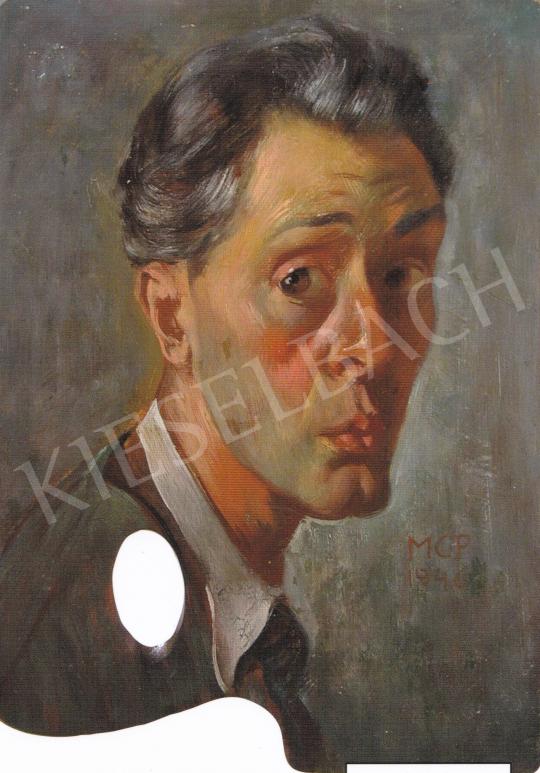  Molnár C., Pál - Self-Portrait, 1946 painting