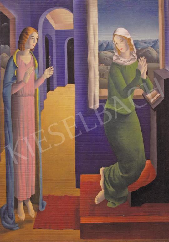  Molnár C., Pál - Annunciation painting