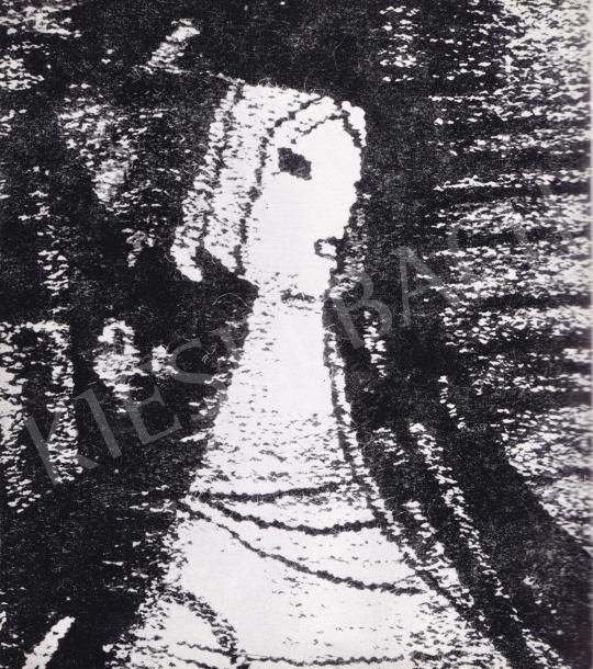  Fett Jolán - Standing Woman (Detail) painting