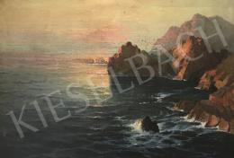  Unknown Painter with Korotovszki Sign - Seaside View 