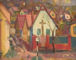 Bordás, Ferenc - Street  Scene, 1959 