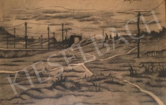 For sale Feszty, Masa - Landscape with Pylons 's painting