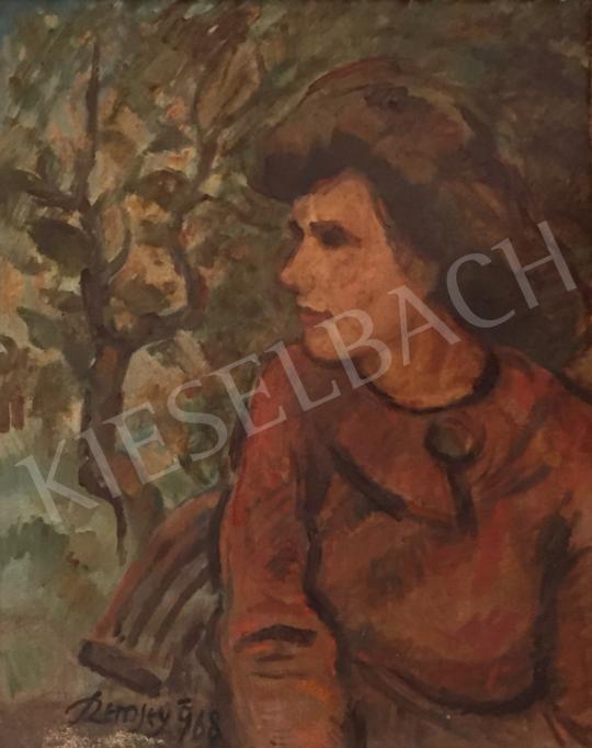 Eladó  Remsey Jenő György - Női portré, 1968 festménye