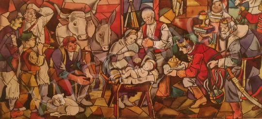 Pituk, József - The Birth of Jesus Christ painting