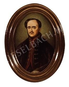 Signed A. Peter - Portrait of István Széchenyi | 18th Auction auction / 119 Lot
