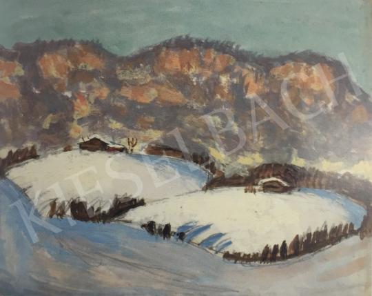  Alfons Walde - Kitzbühel hegyvidéke, 1925 festménye