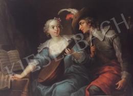  Franz Christoph Janneck - Zene óra, 1740 