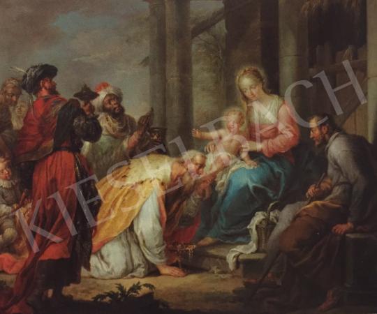  Franz Christoph Janneck - The Holy Three Kings, 1740 painting