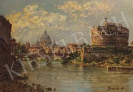  Antonietta Brandeis - Castel Sant'Angelo and Saint Peter's Basilica, 1900 