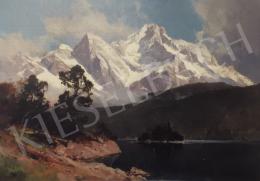  Edward Harrison Compton - Látkép az Eibsee-vel, 1920 