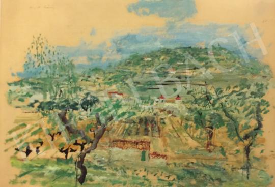  Wilhelm Thöny - Landscape about Sanary, 1933-36 painting