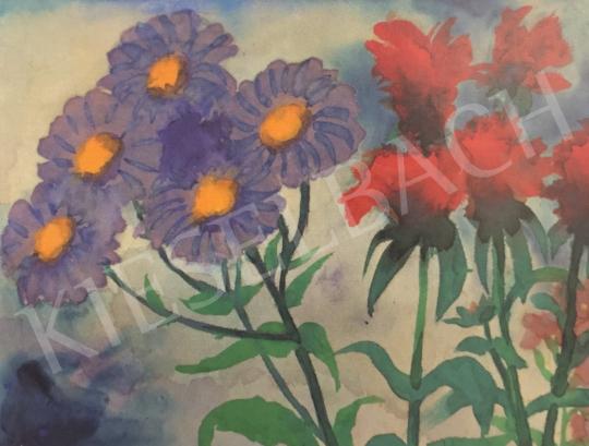  Emil Nolde - Indian Nettle and Rose, 1930 painting