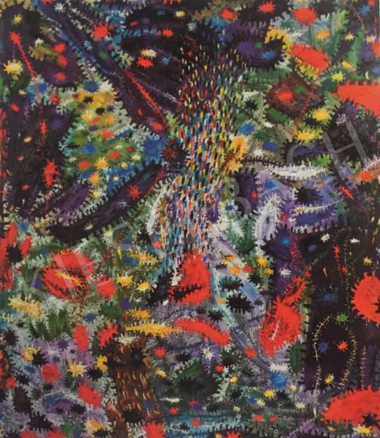  Gunter Damisch - Floating Purple World, 1999/2000 painting