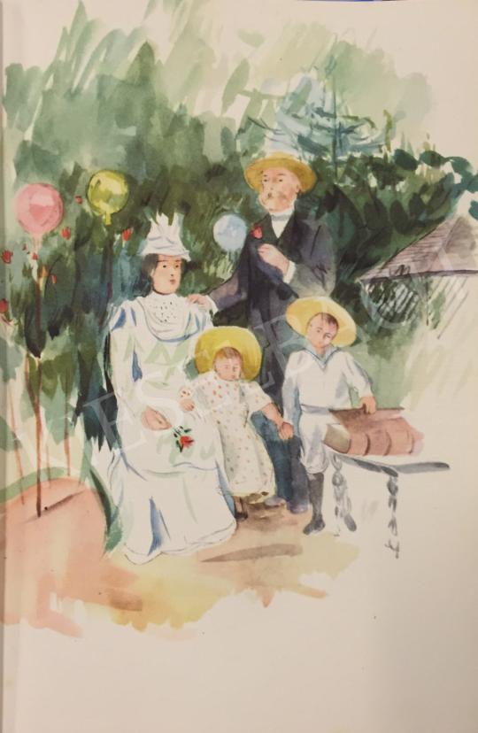  Bernáth, Aurél - The Family, 1956 painting