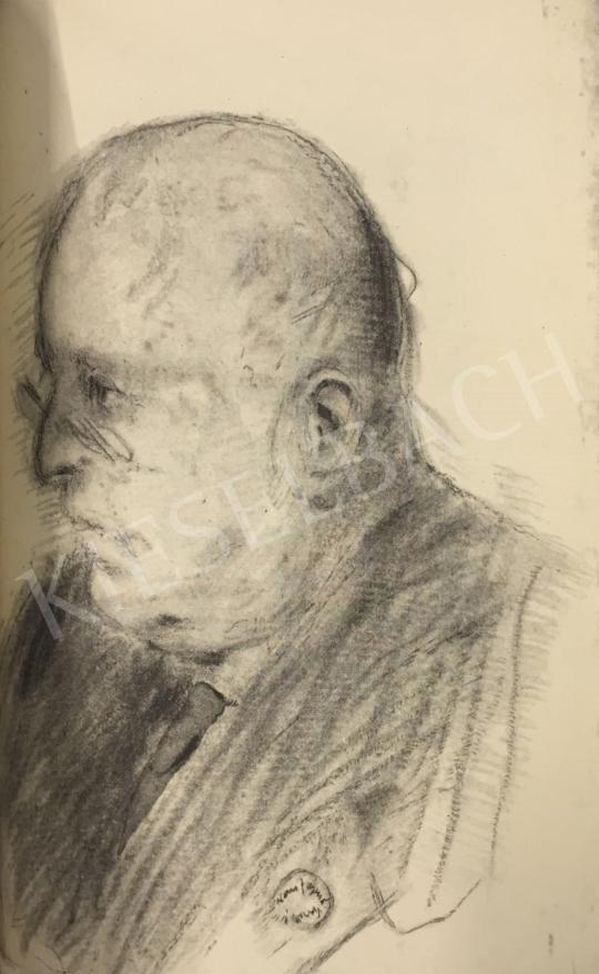  Bernáth, Aurél - Portrait of Uncle Ödön, 1915 painting