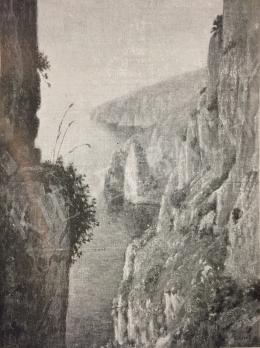  Czölder Dezső - Sziklahasadék az Adria partján 