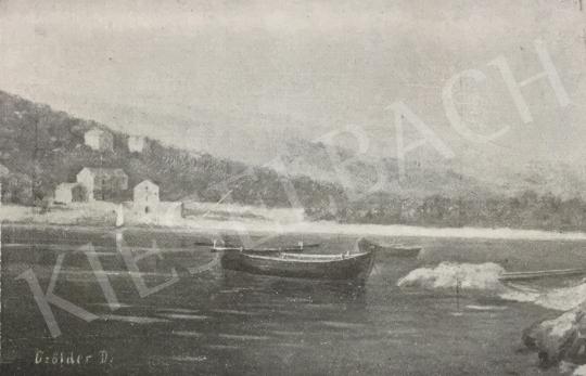  Czölder Dezső - Santa Marina Isztriából festménye