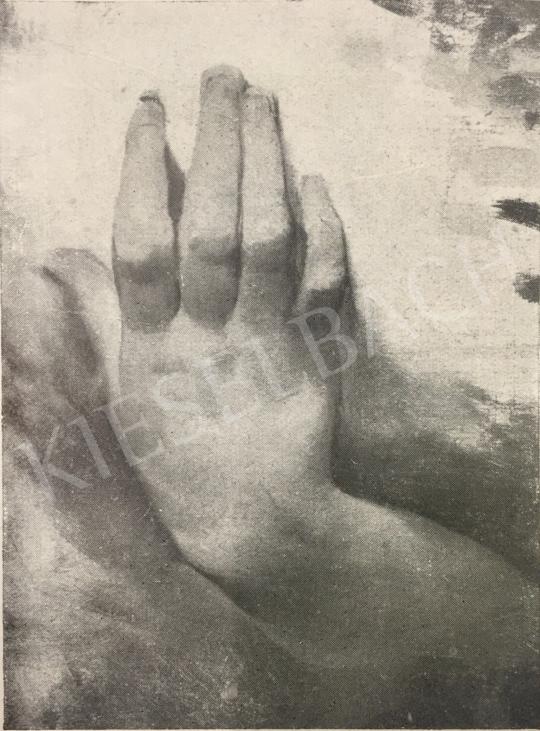 Gyárfás Jenő - Kéz tanulmány festménye