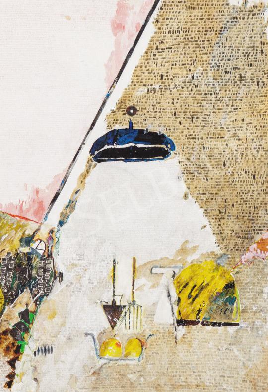  Bukta, Imre - Tractor in the Border, 1983 painting