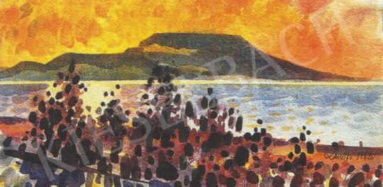  Lantos Ferenc - Badacsony, 1963 festménye
