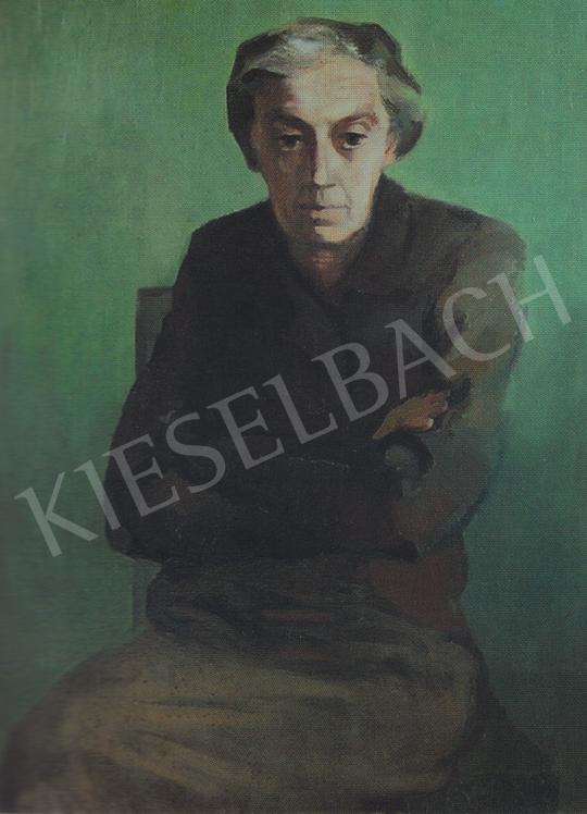  Lantos Ferenc - My Mother, 1956 painting