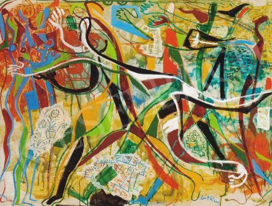  Litkey, György - Surreal Composition I. painting