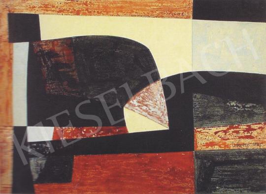  Lantos Ferenc - Composition, 1965 painting
