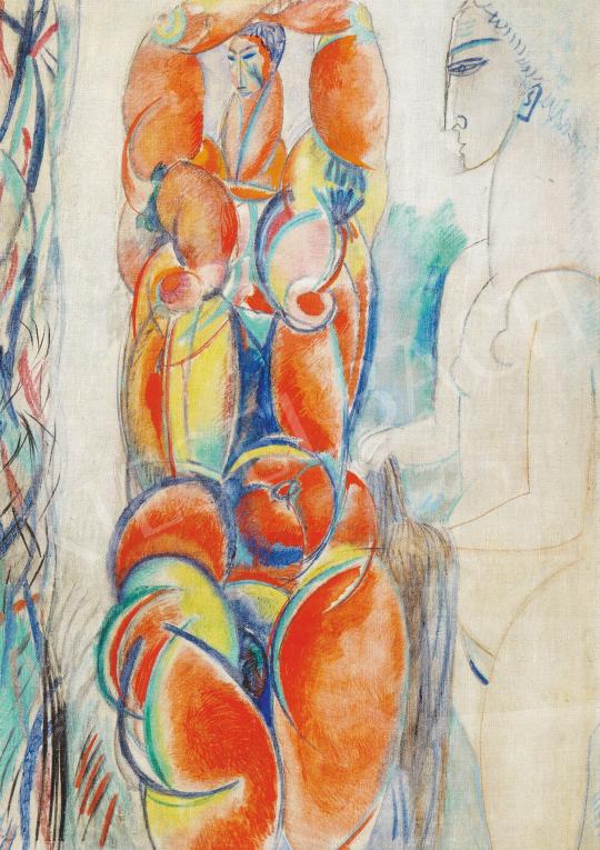  Hincz, Gyula - Nudes, 1960c. painting