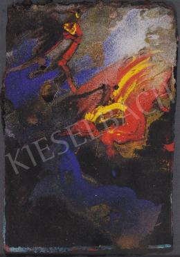  Balla, Attila - Kompozíció vörössel, 1991 