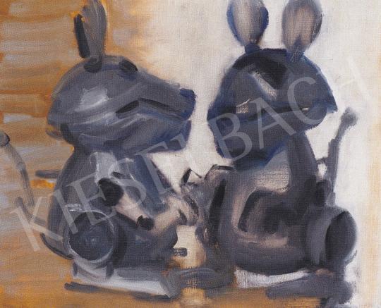  Károlyi, Zsigmond - Rabbits painting