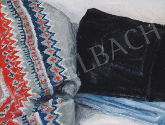  Filp Csaba - Pulóver nadrággal, 1999 festménye