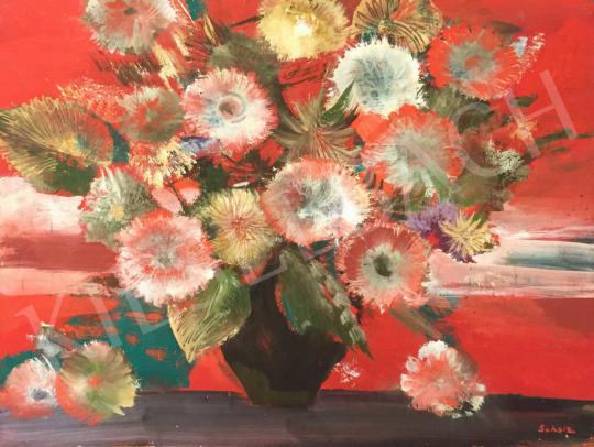 For sale Scholz, Erik - Red Still Life with Daisies 's painting