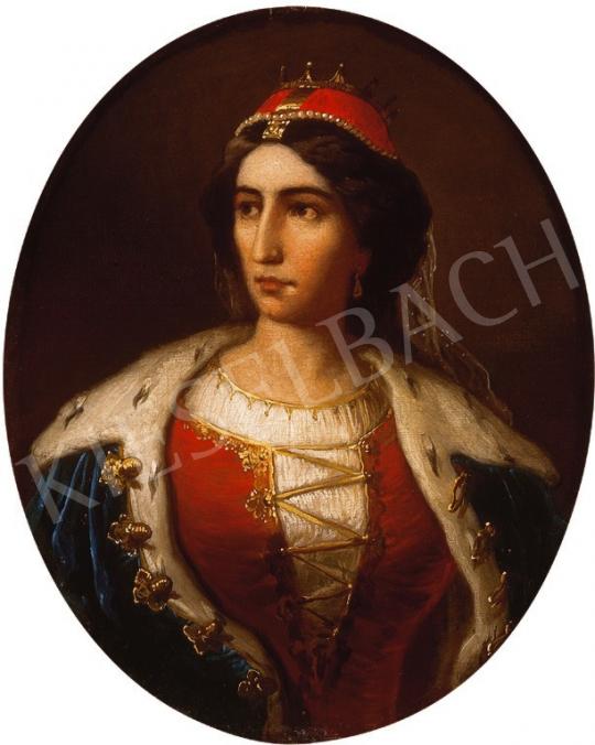  Jakobey, Károly - Portrait of Ilona zrínyi | 18th Auction auction / 161 Lot