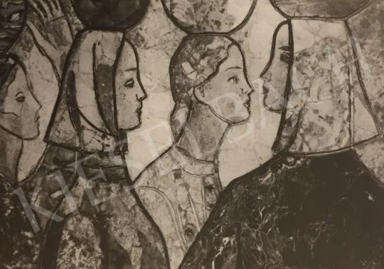 Mattioni Eszter - Tehervivő nők festménye