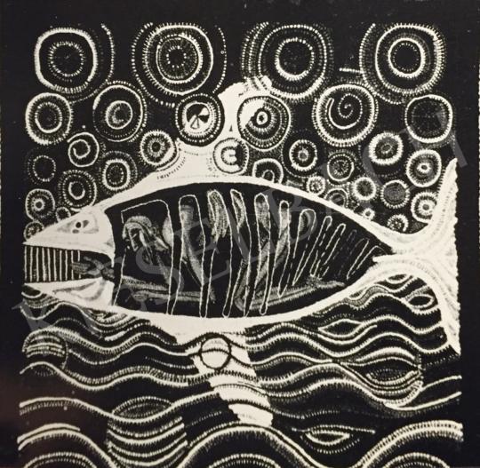  Lieber Éva - Jónás a cet halban festménye