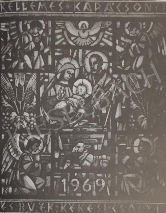 Kékesi, László - Christmas Card, 1969 painting