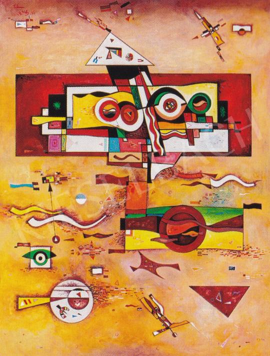 Guti, József (Guti J. Soma) - Abstract Composition I. painting