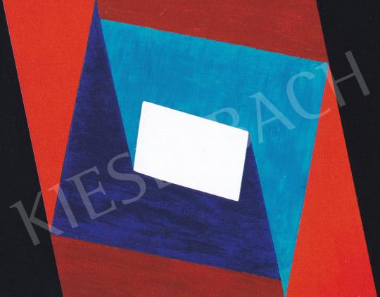  Fajó, János - Perforated Rhombus II., 1997 painting