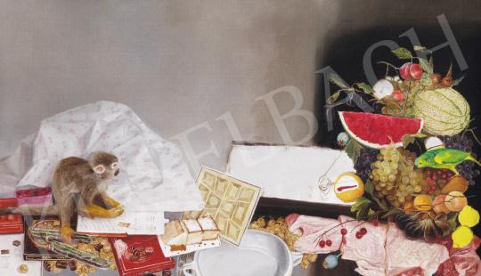  Filp,Csaba - Still Life with Monkey painting