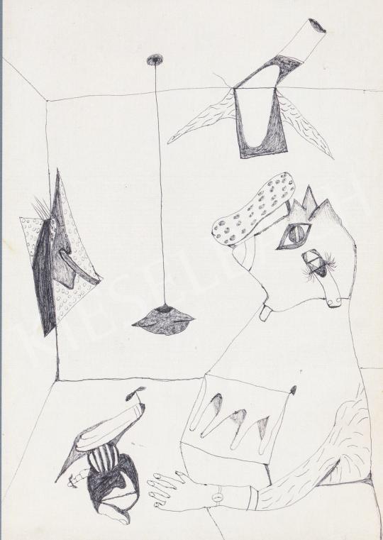  feLugossy, László - Dream Room I., 1974 painting