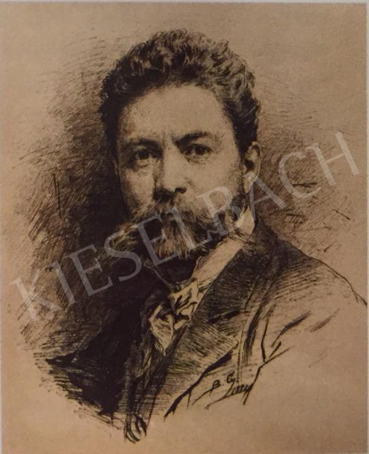  Benczúr, Gyula - Self-portrait, 1882 painting