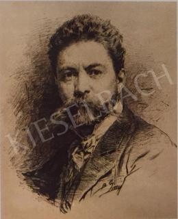  Benczúr, Gyula - Self-portrait, 1882 