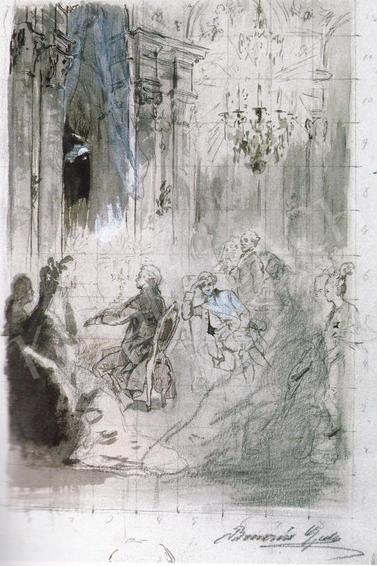  Benczúr, Gyula - Rococo Concert, c.1872 painting