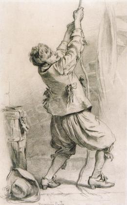  Benczúr Gyula - A vészharang, 1878 körül 